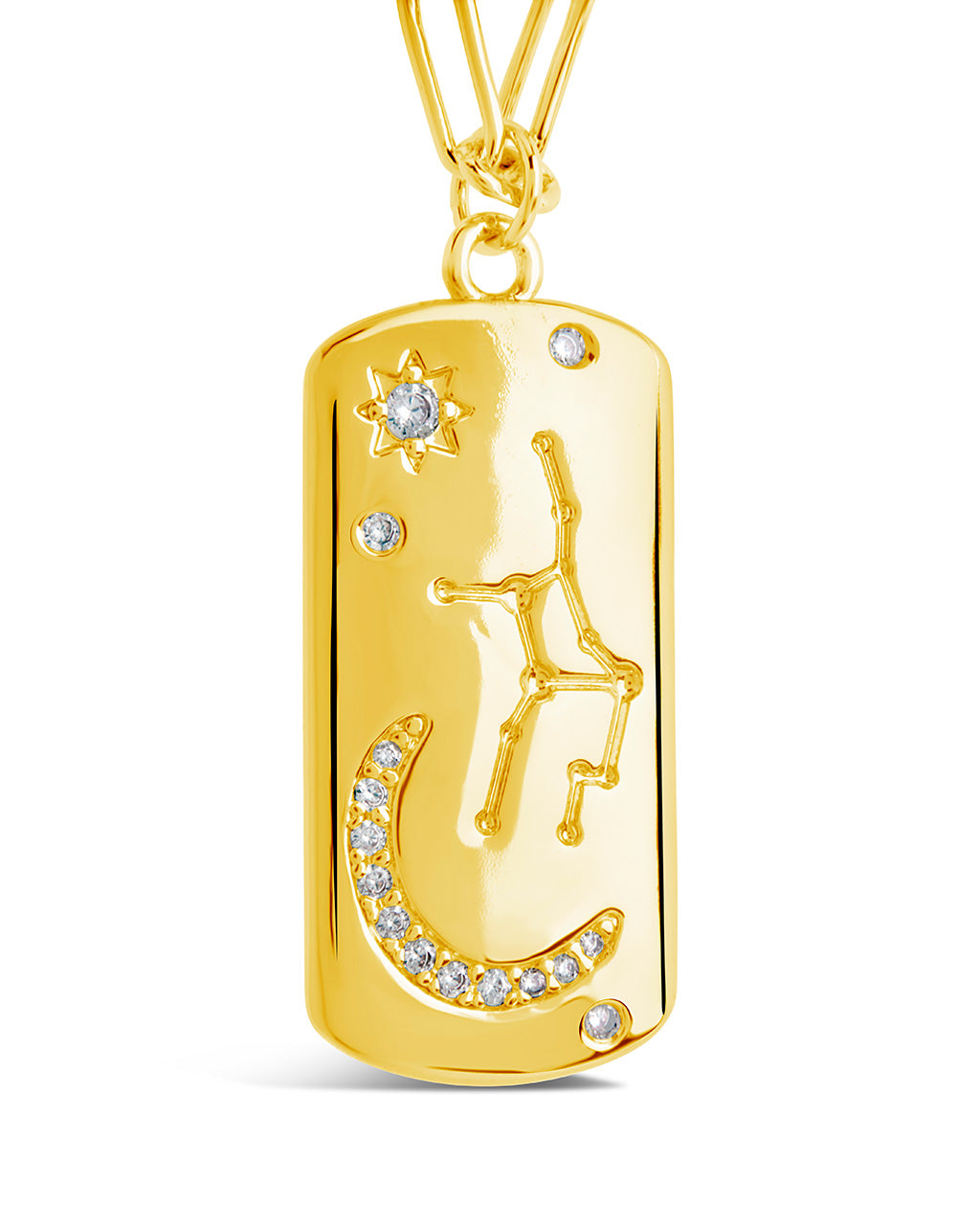Constellation Dog Tag Pendant Necklace