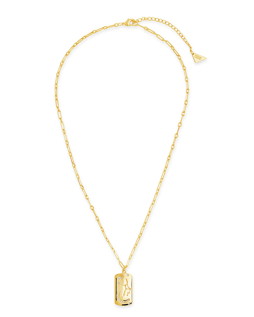 Constellation Dog Tag Pendant Necklace