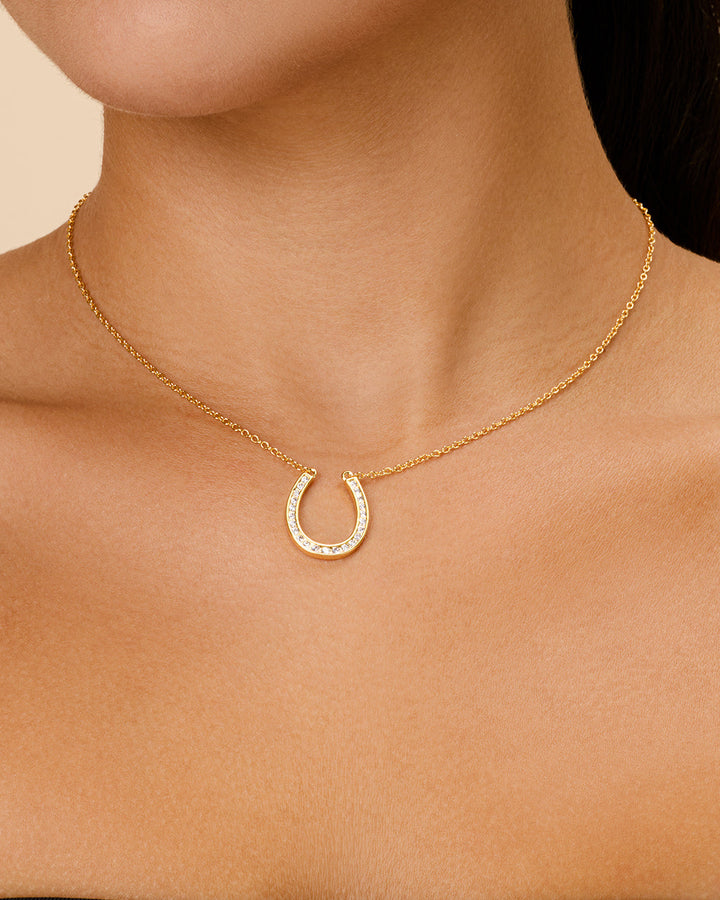Horseshoe Pendant Necklace