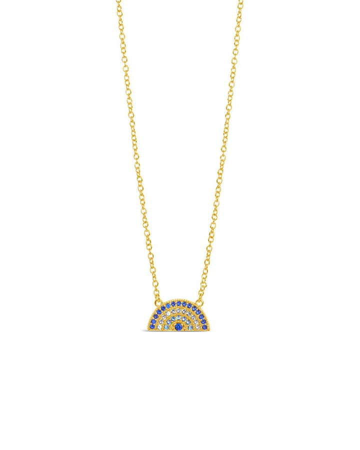 Rainbow CZ Pendant Necklace