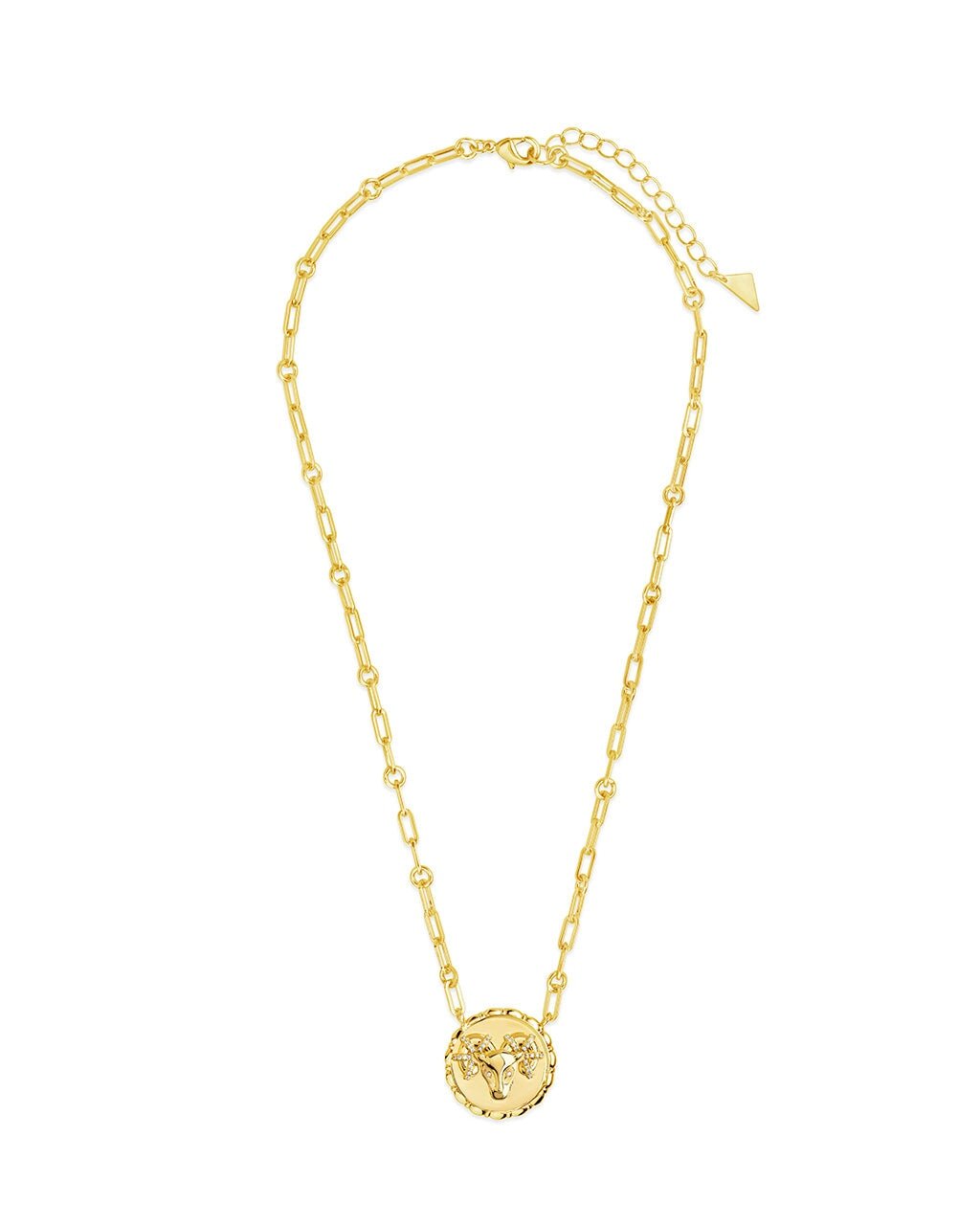 Zodiac Link Pendant Necklace