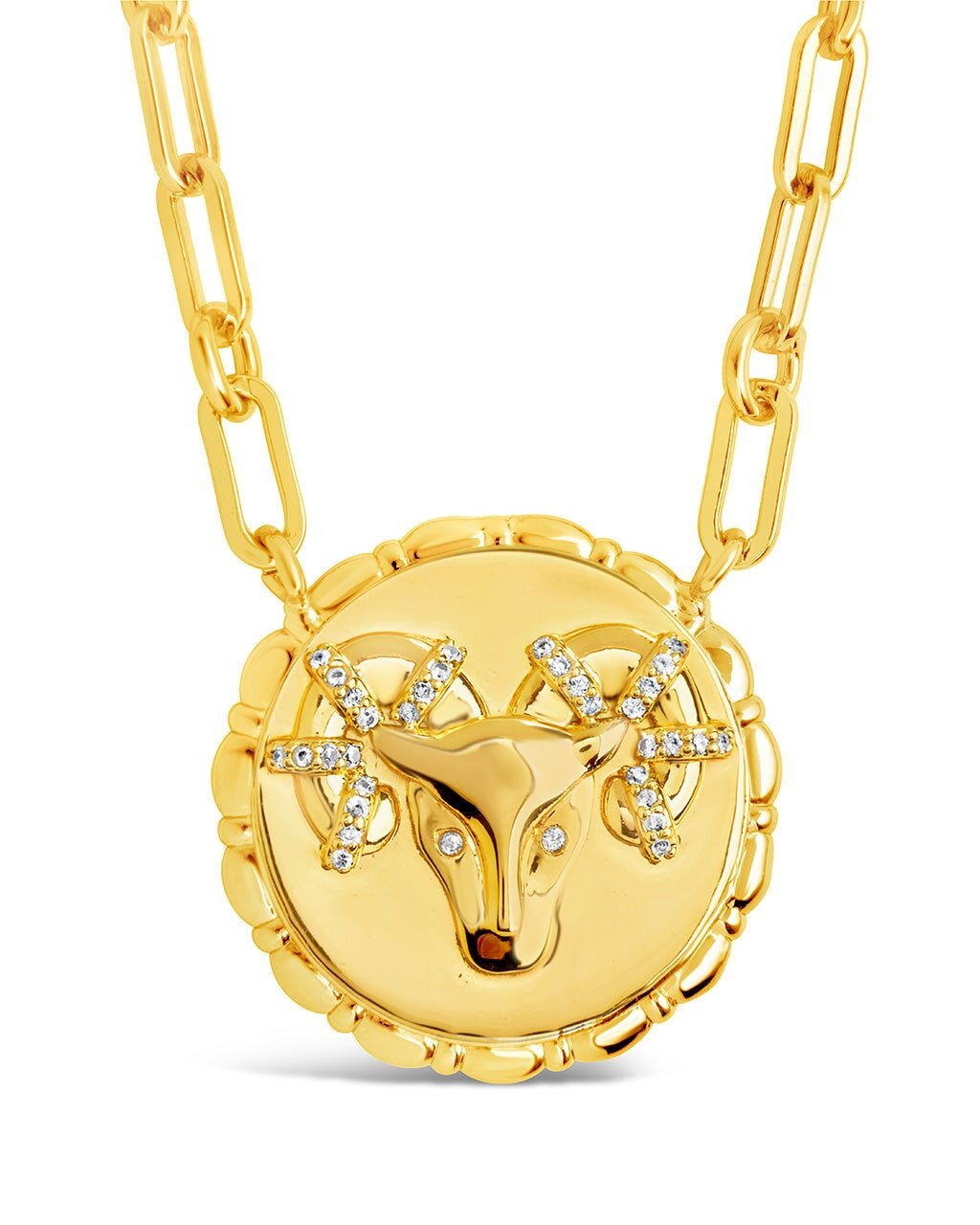 Zodiac Link Pendant Necklace