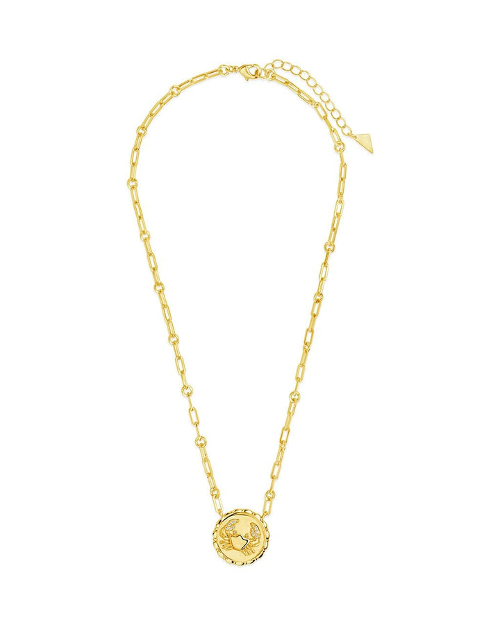 Zodiac Link Pendant Necklace