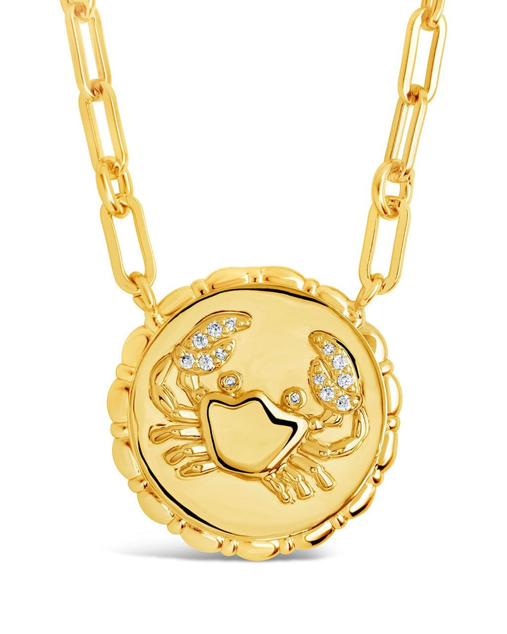 Zodiac Link Pendant Necklace