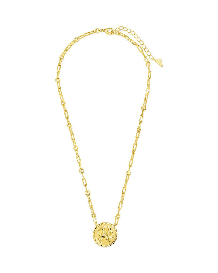 Zodiac Link Pendant Necklace