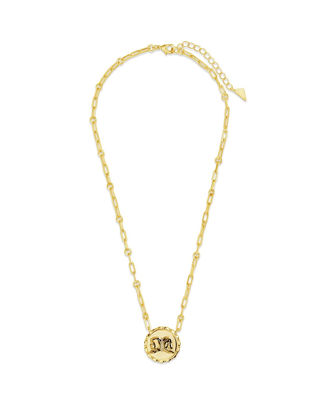 Zodiac Link Pendant Necklace