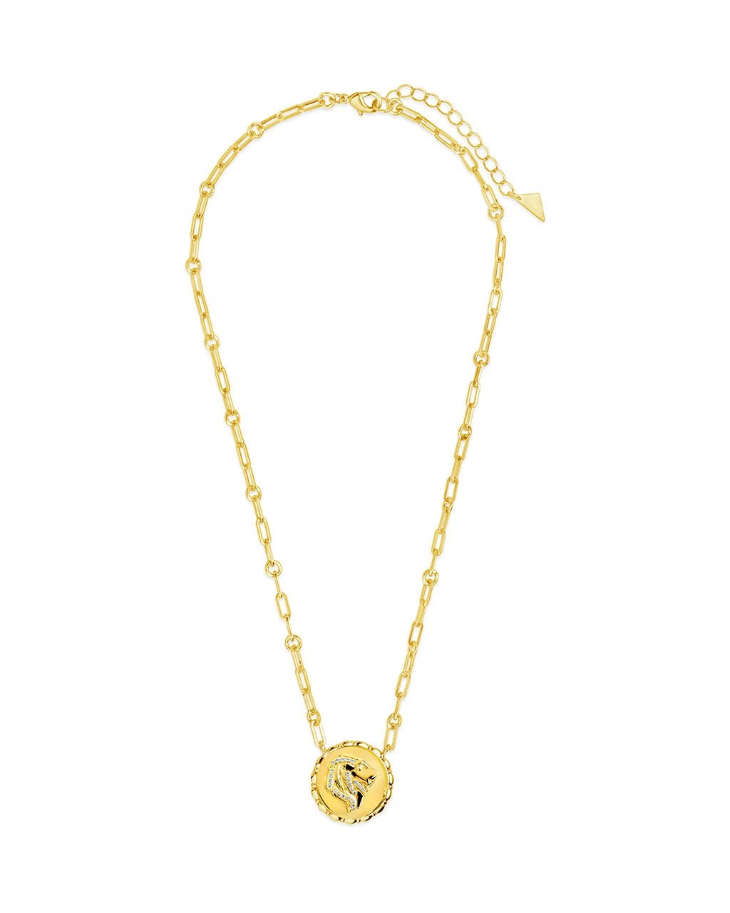 Zodiac Link Pendant Necklace