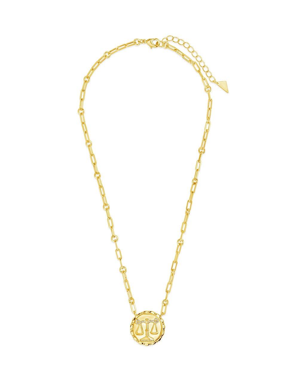 Zodiac Link Pendant Necklace