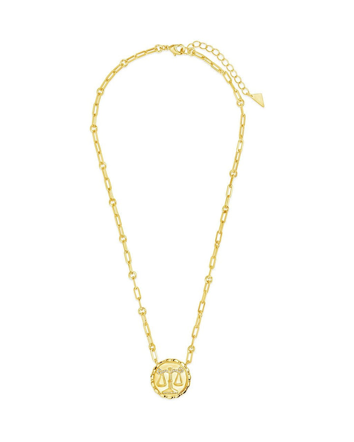 Zodiac Link Pendant Necklace