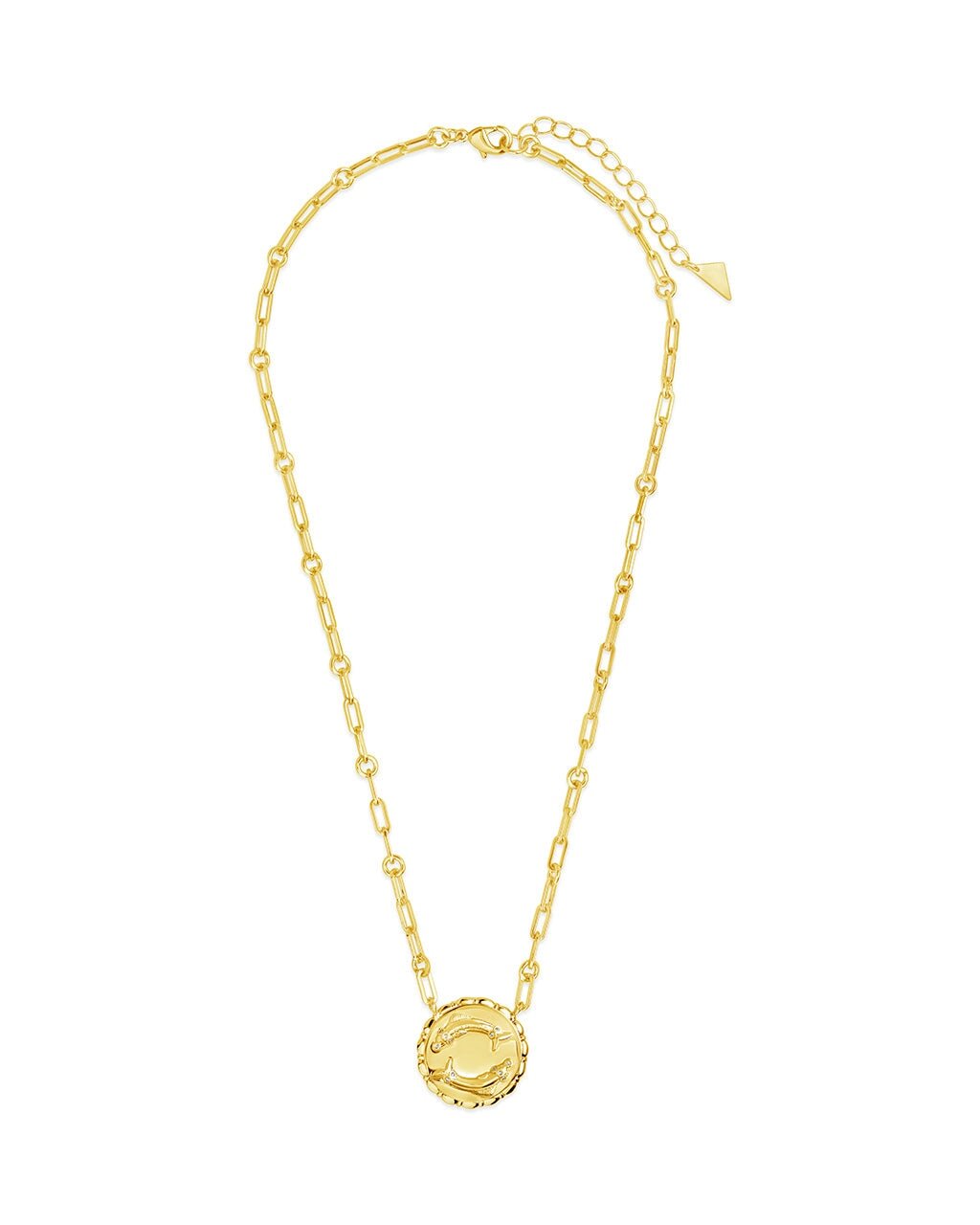 Zodiac Link Pendant Necklace