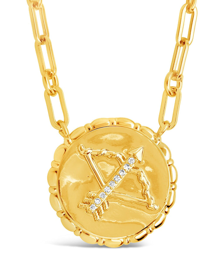 Zodiac Link Pendant Necklace