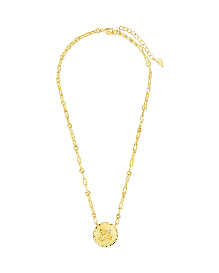 Zodiac Link Pendant Necklace