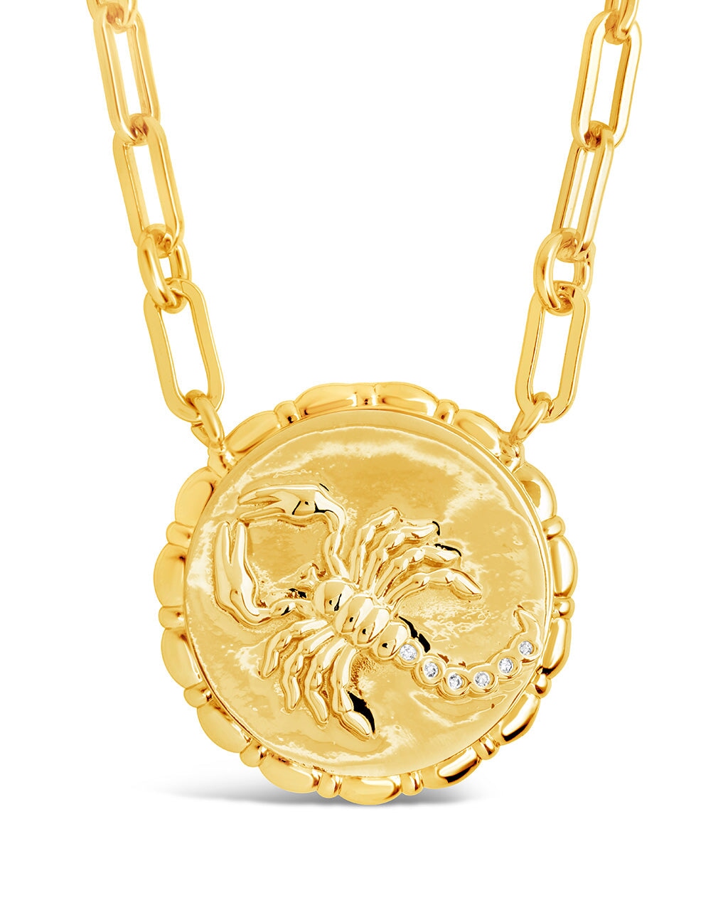 Zodiac Link Pendant Necklace