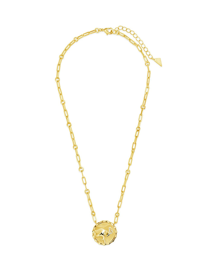 Zodiac Link Pendant Necklace