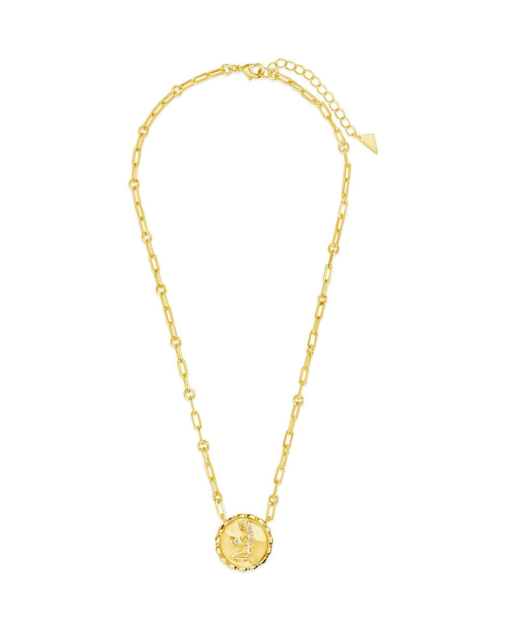 Zodiac Link Pendant Necklace