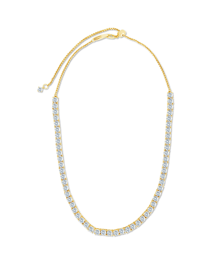 Jadon Adjustable CZ Tennis Necklace