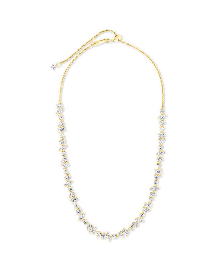 Ellery Adjustable CZ Tennis Necklace