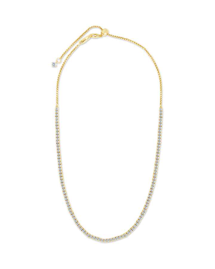 Mirabell Adjustable CZ Tennis Necklace