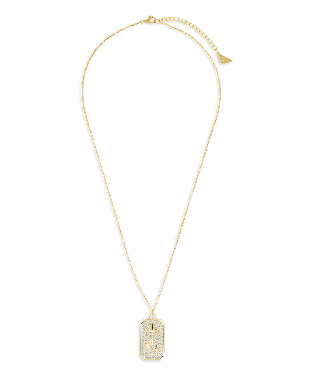 North Star Pendant - Pave CZ