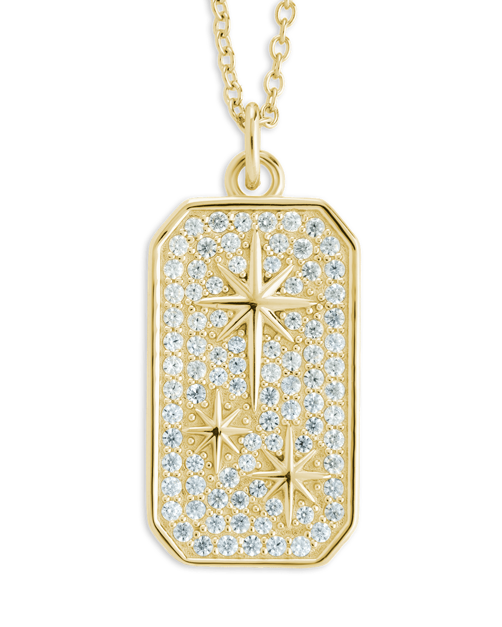 North Star Pendant - Pave CZ