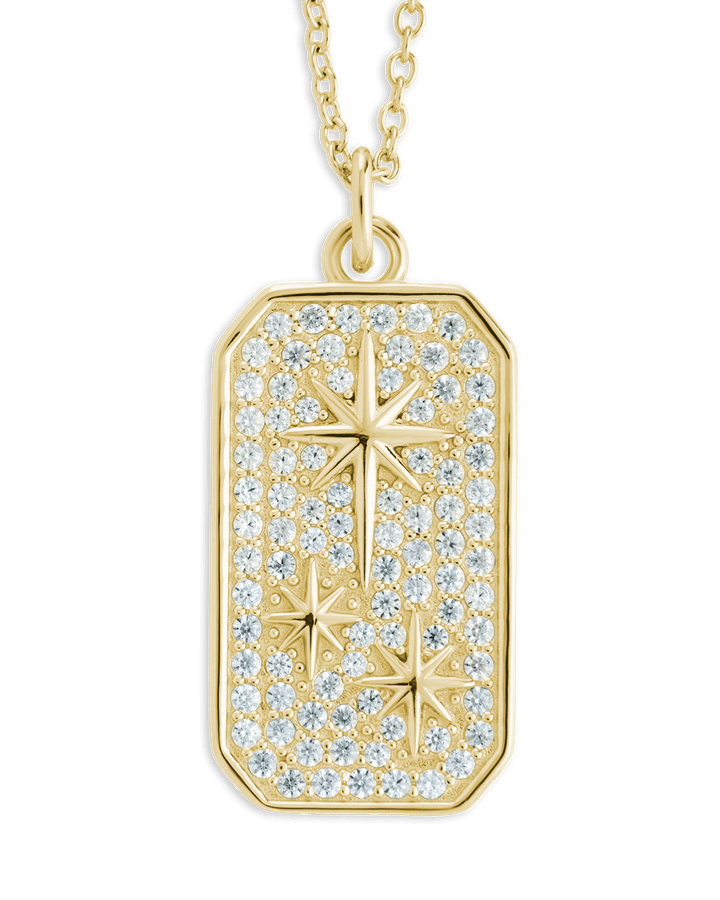 North Star Pendant - Pave CZ