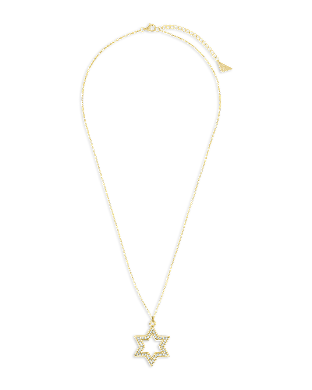 Star of David Pendant - Pave CZ