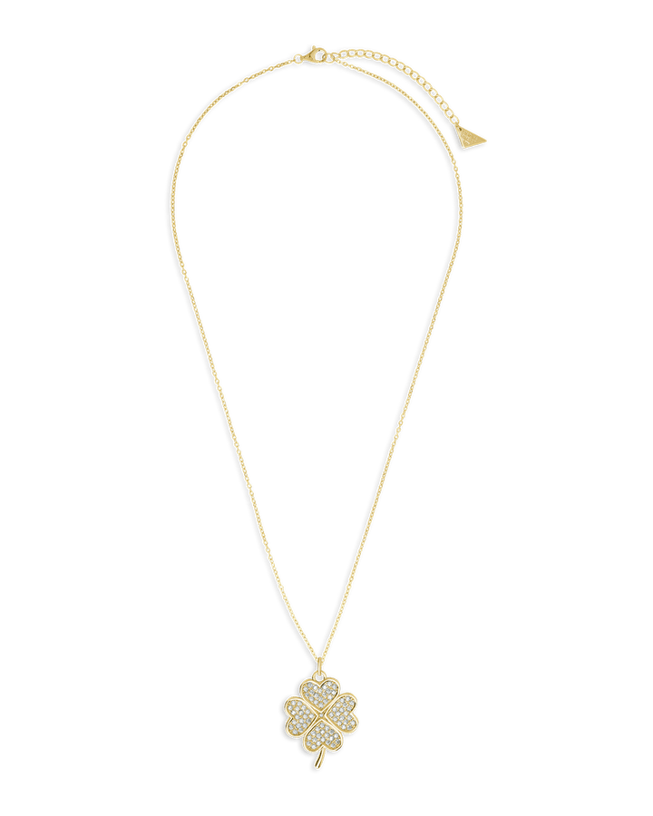 Shamrock Pendant - Pave CZ