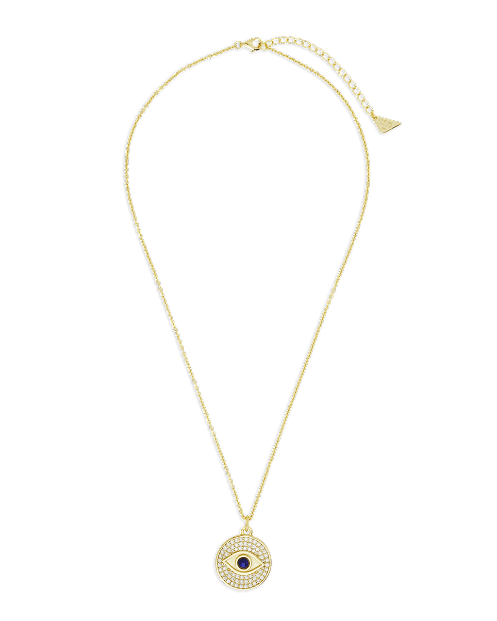Evil Eye Pave CZ Pendant