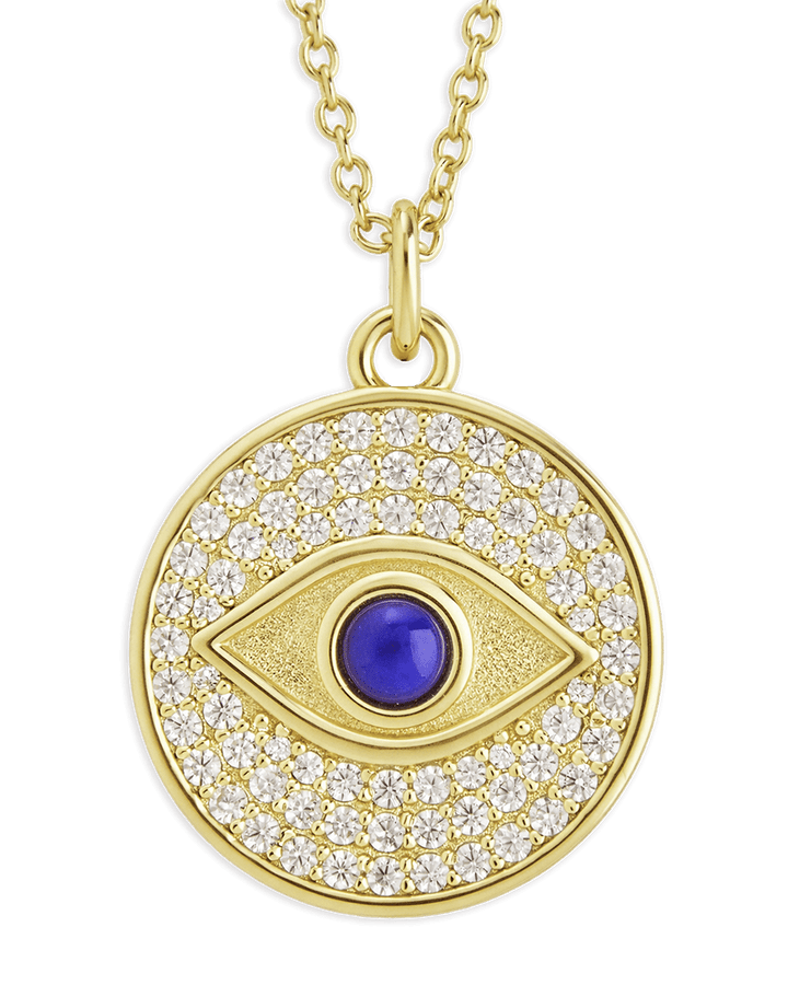 Evil Eye Pave CZ Pendant