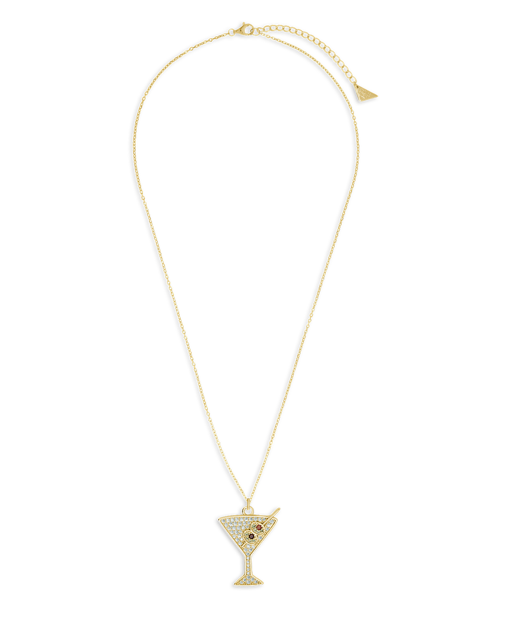 Dirty Martini Pave CZ Pendant