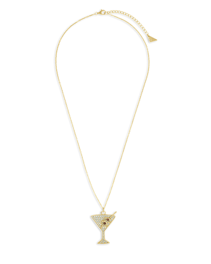 Dirty Martini Pave CZ Pendant