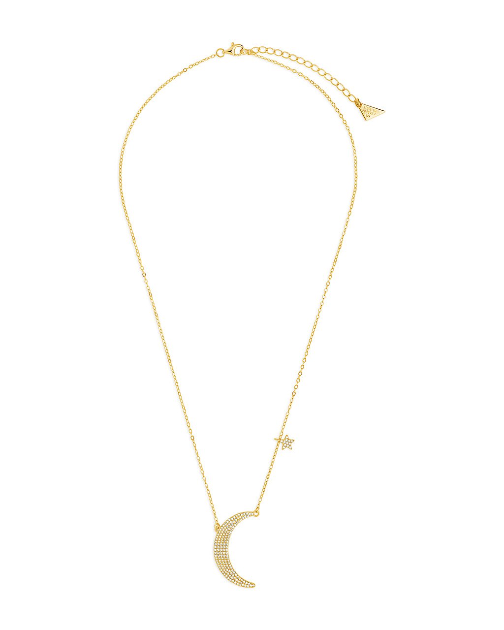 Crescent & Star Charm Necklace