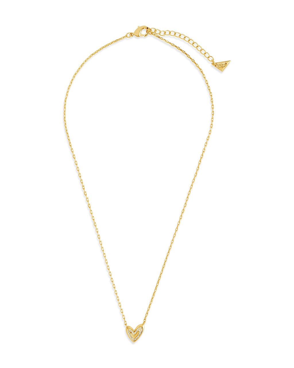 Mabel CZ Heart Pendant Necklace