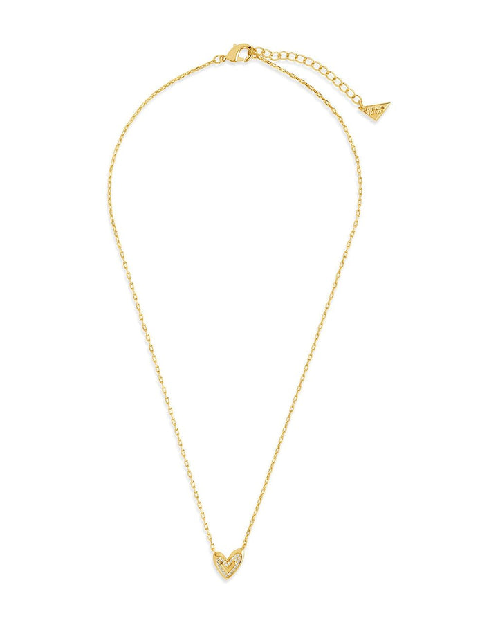 Mabel CZ Heart Pendant Necklace