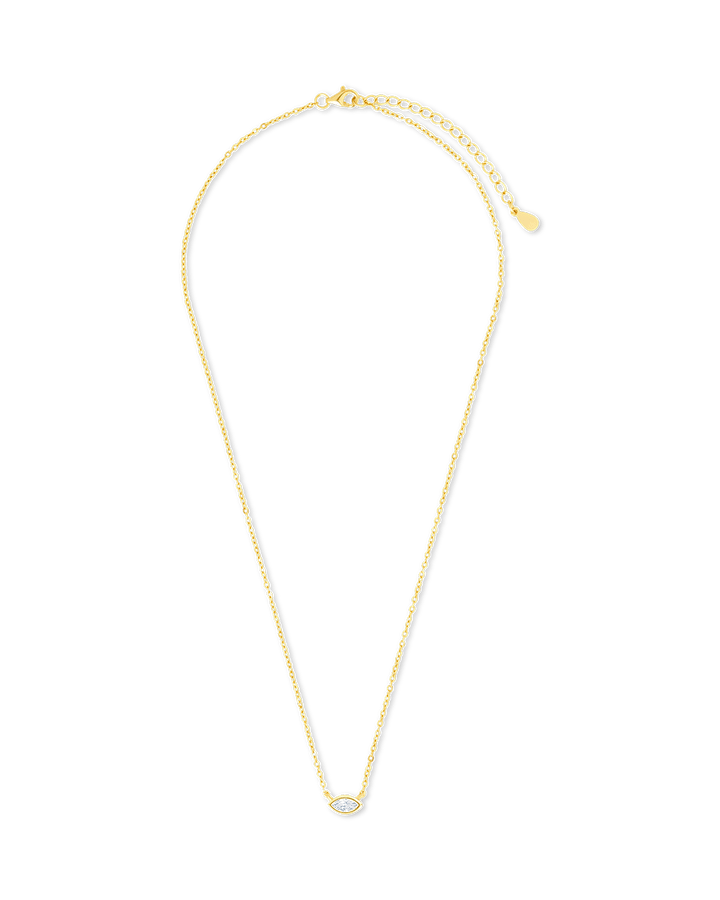 Marquise Bezel Set Pendant