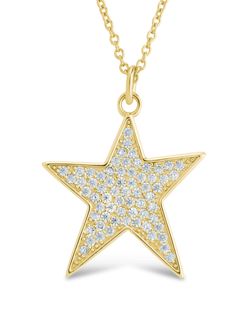 Star Pave CZ Pendant