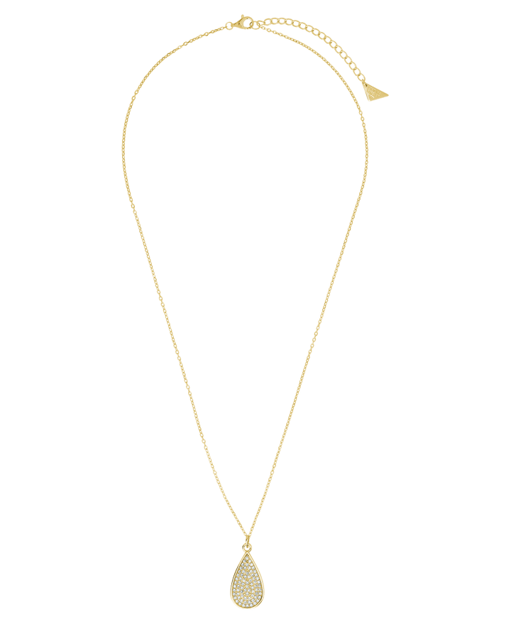 Tear Drop Pave CZ Pendant