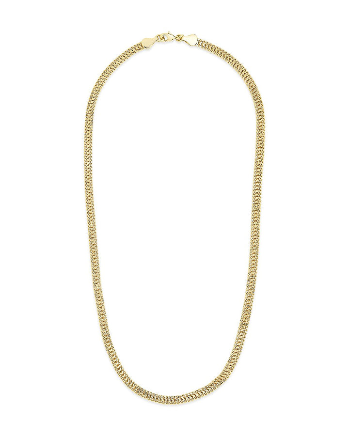 Flat Link Chain by Sterling Forever