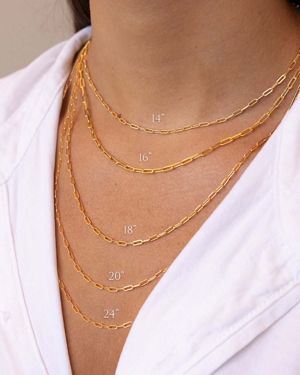 Paperclip Chain Necklace