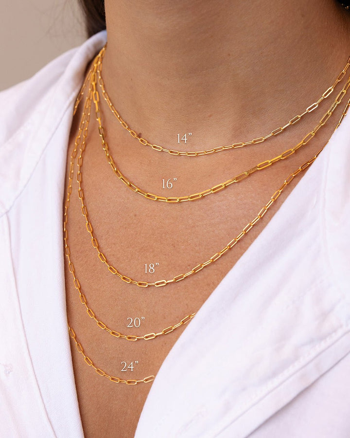 Paperclip Chain Necklace
