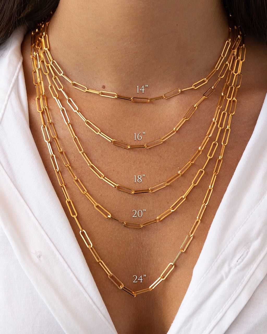 Paperclip Chain Necklace