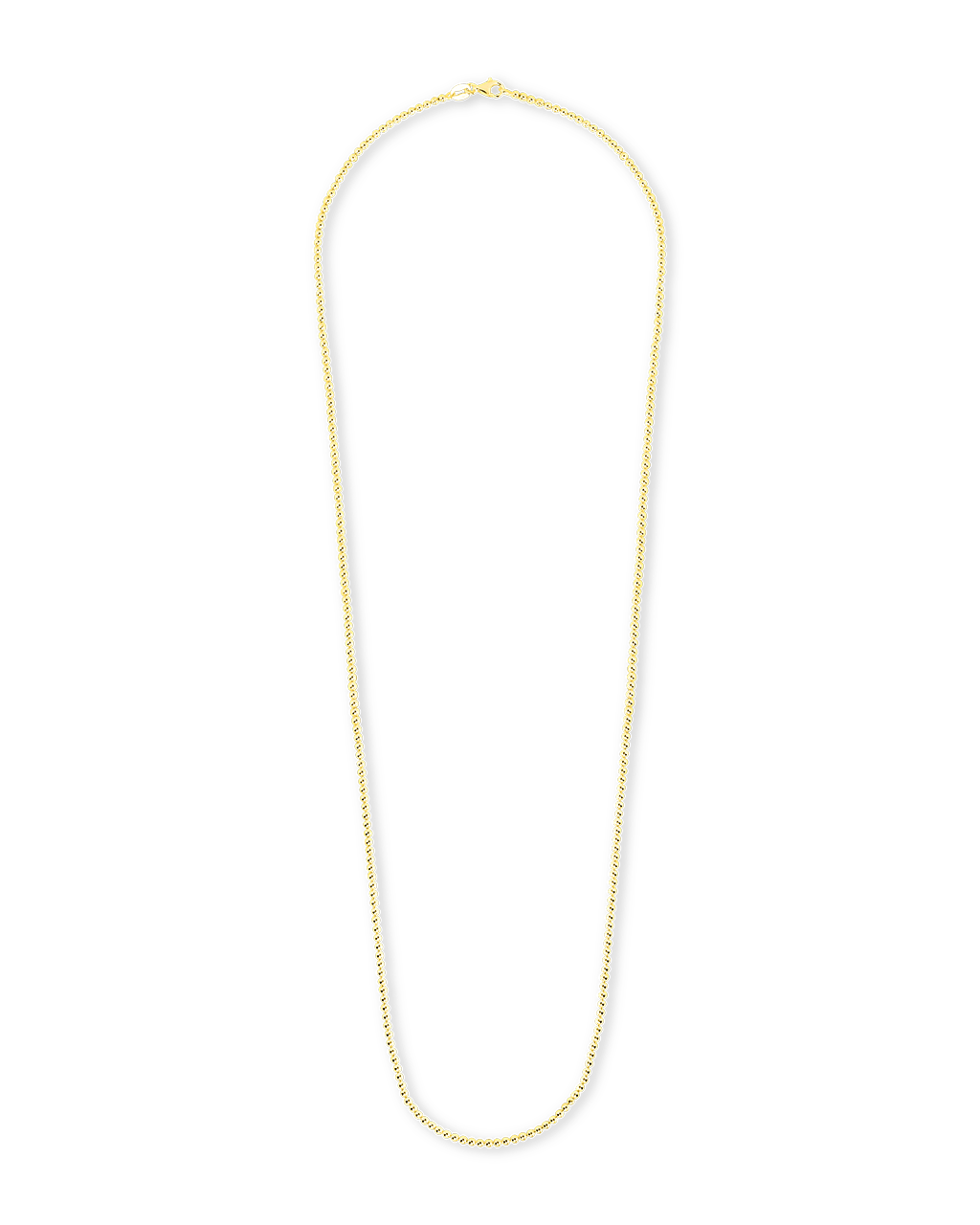 Basia Dainty Beaded Chain Necklace