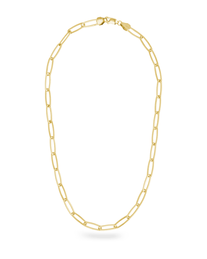 Paperclip Chain Necklace - Large Elongated