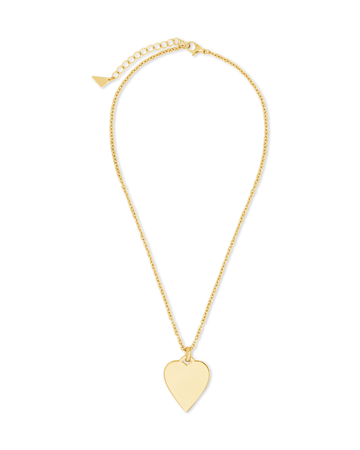 Rita Polished Heart Statement Necklace