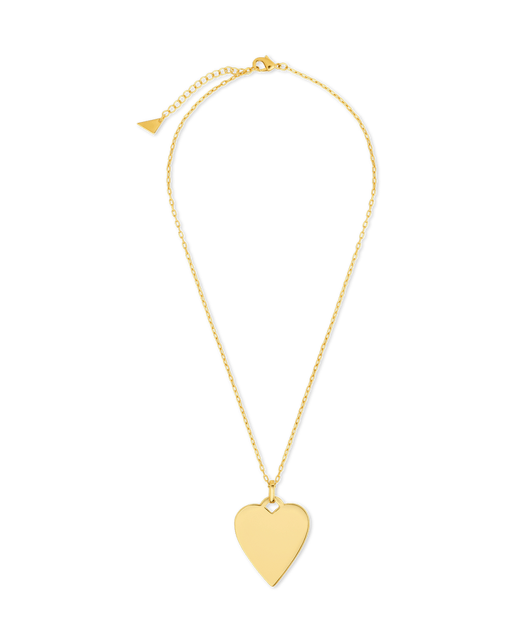 Rita Polished Heart Statement Necklace