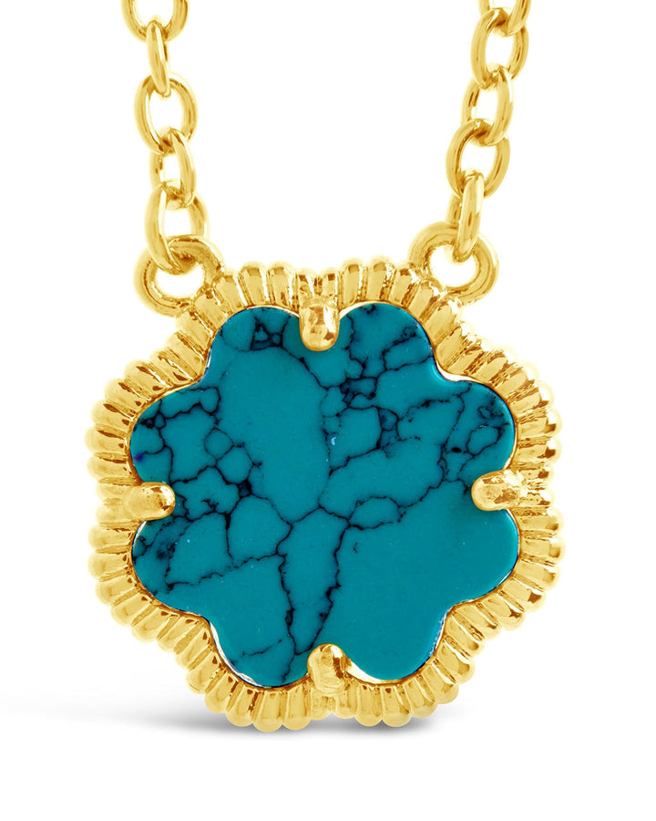Rose Petal Pendant Necklace