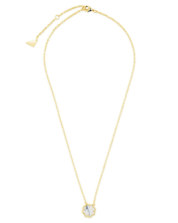 Rose Petal Pendant Necklace by Sterling Forever