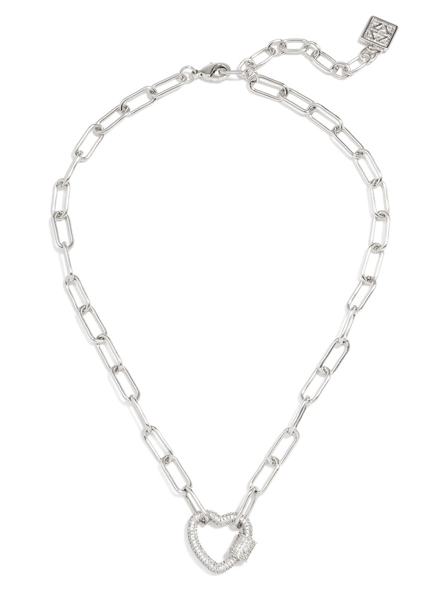 Heart on Fire Necklace by ZENZII