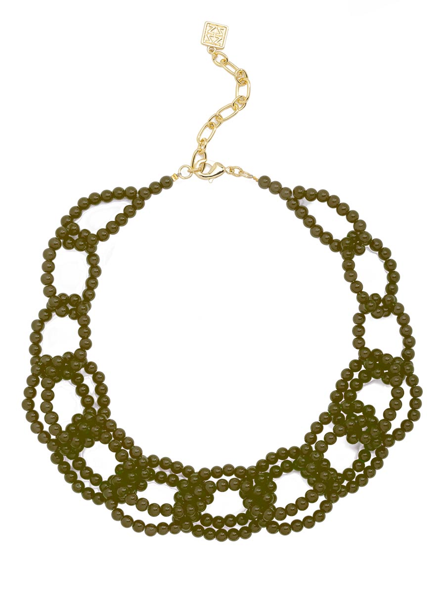 Opal Collar Necklace by ZENZII