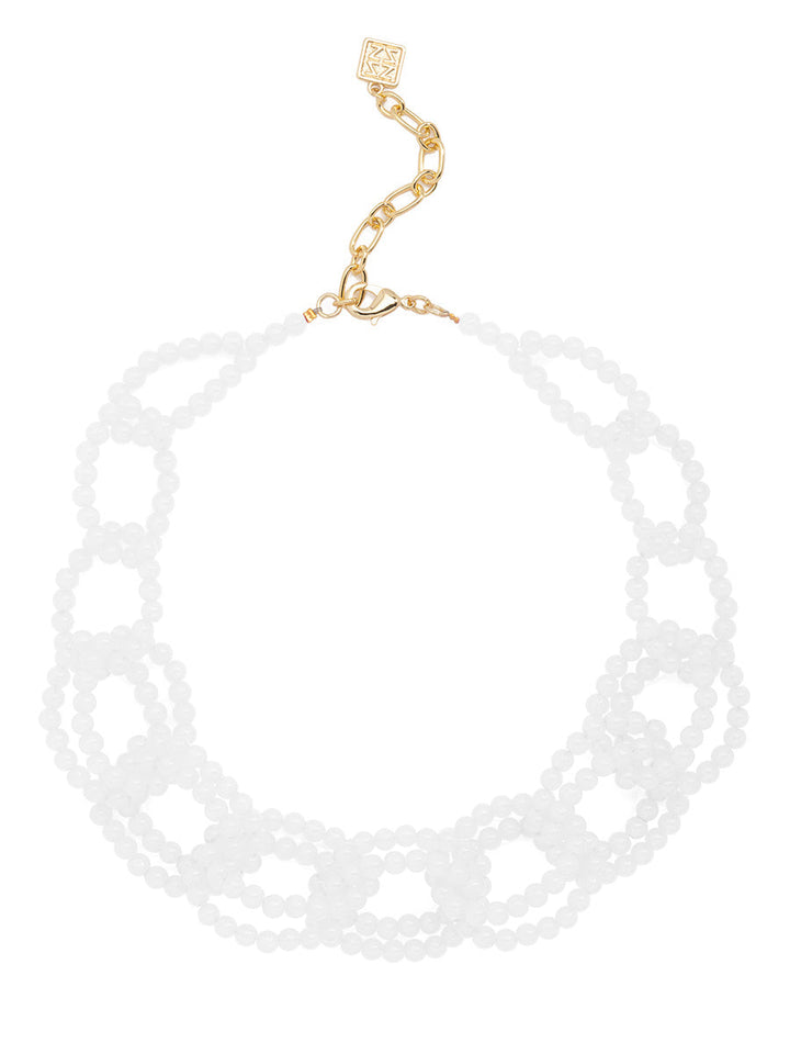Opal Collar Necklace by ZENZII